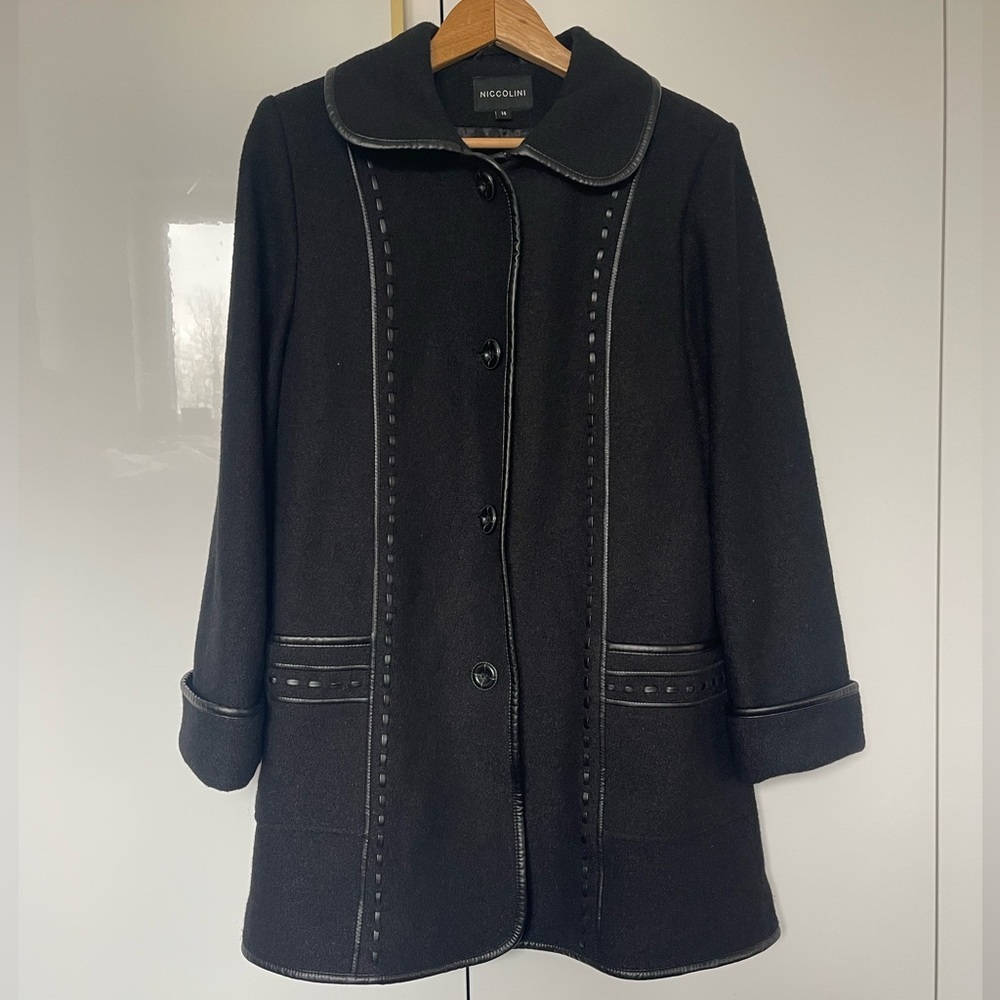 Niccolini vintage wool blend coat sz 14